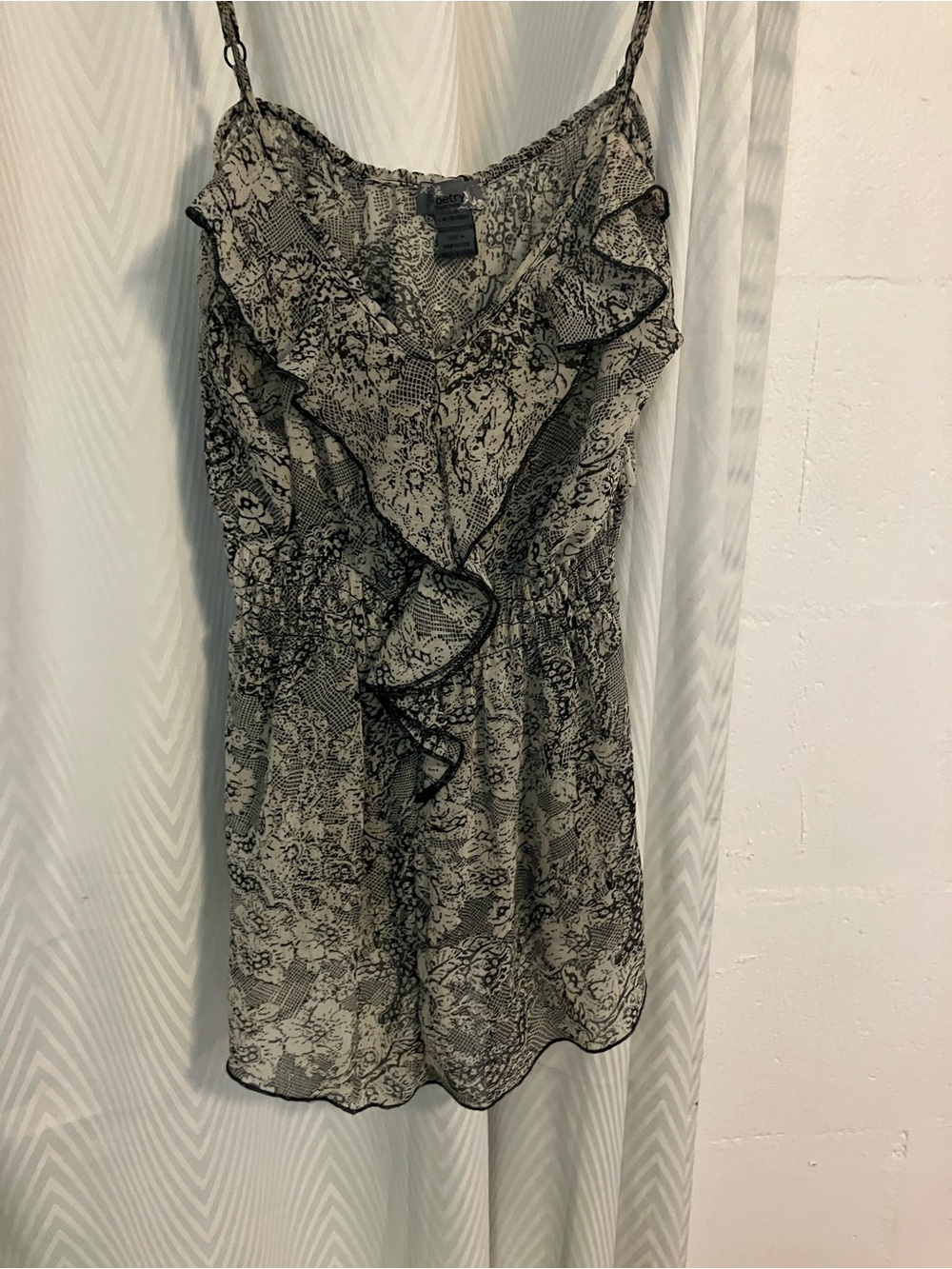 Poetry Snake-Print Ruffle Tank - Picture 2 of 3